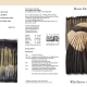 Flyer zur Ausstellung "Rhythmen der Form" . Beate Debus - Landschaftsstrukturen . Galerie im Bürgerhaus Zella-Mehlis 2020 (Gestaltung: Dietrich Ziebart)