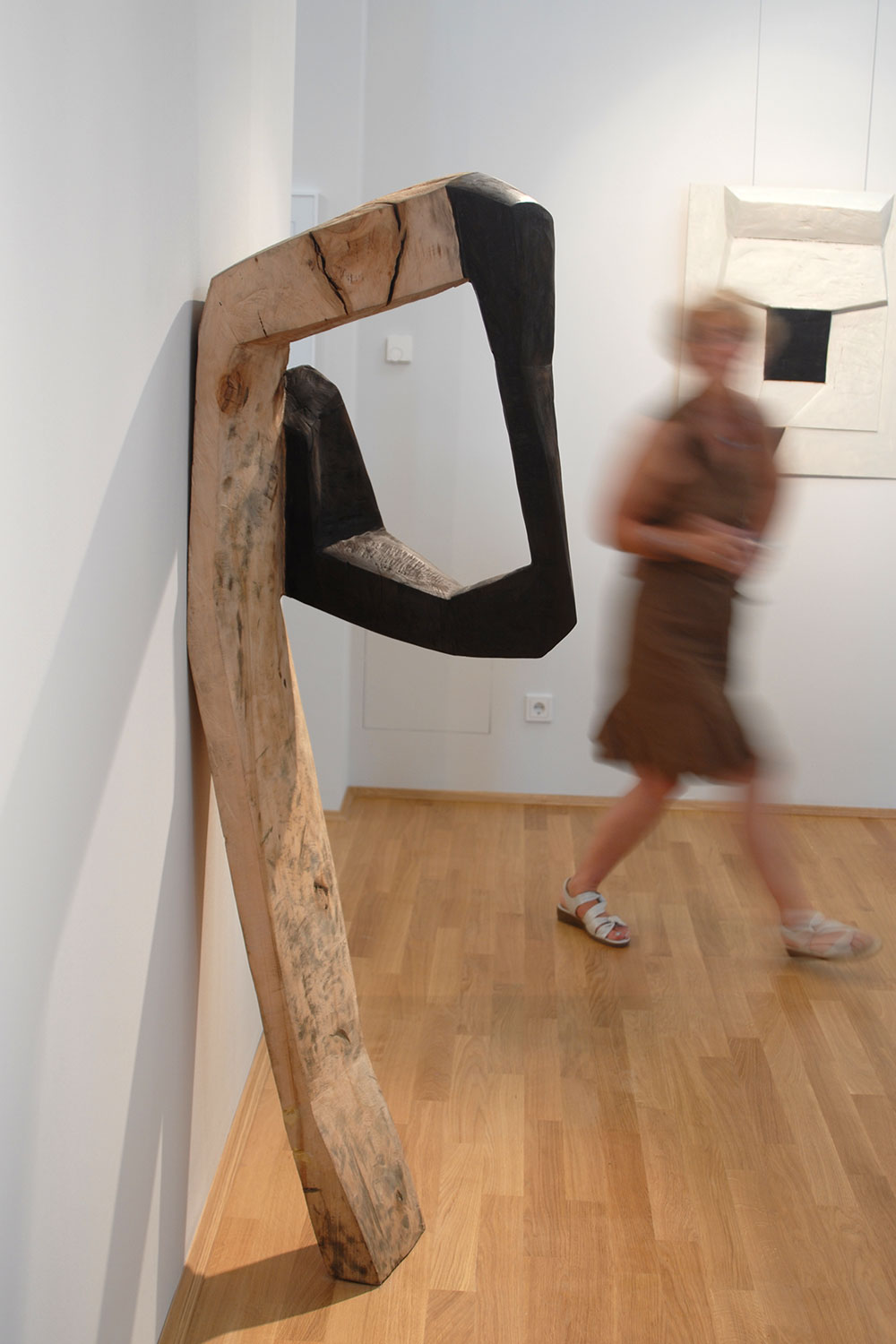 Besucher . Ausstellung "corpus" . Beate Debus . Städtische galerie ada Meiningen . 2007