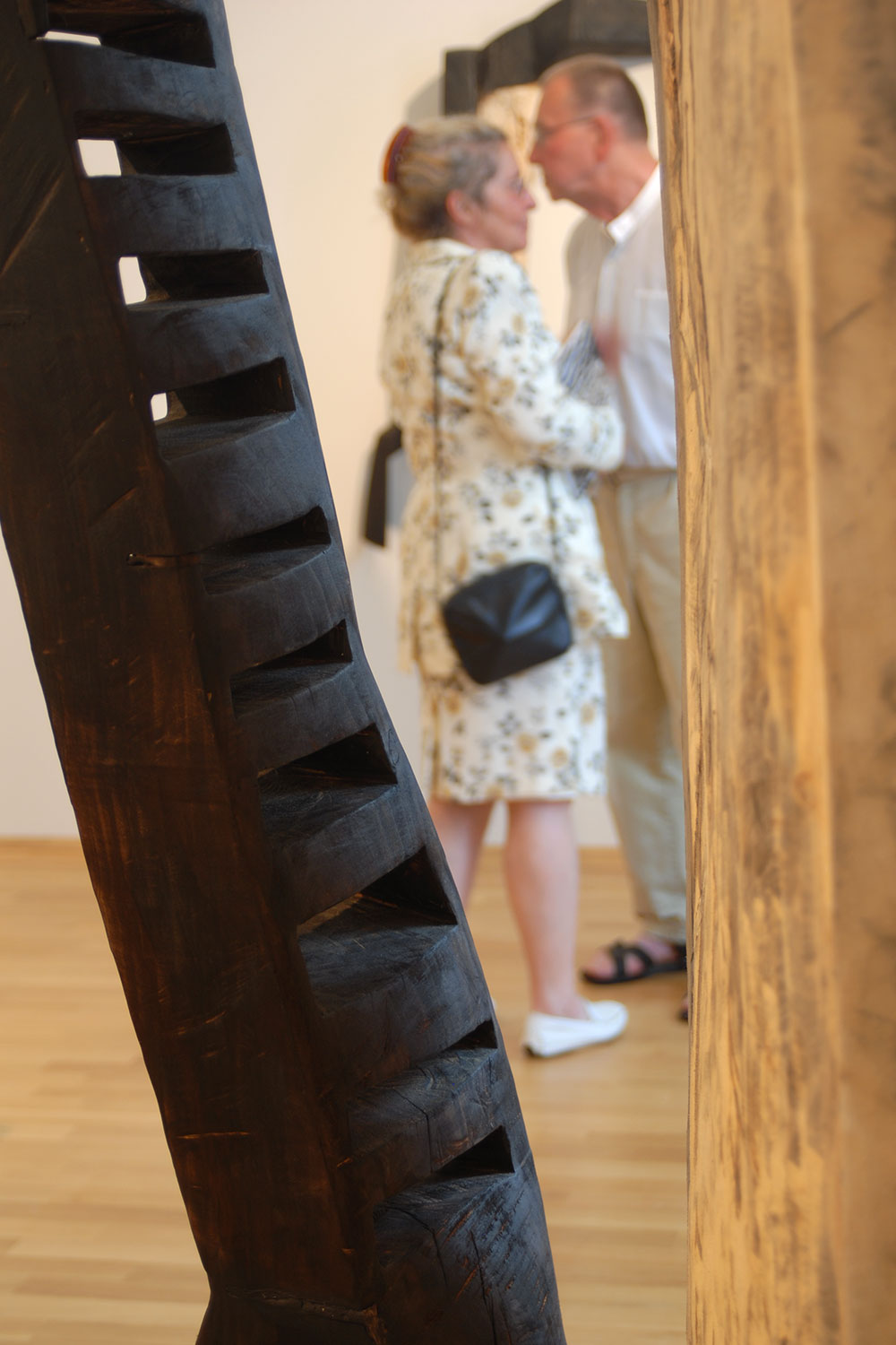 Besucher . Ausstellung "corpus" . Beate Debus . Städtische galerie ada Meiningen . 2007