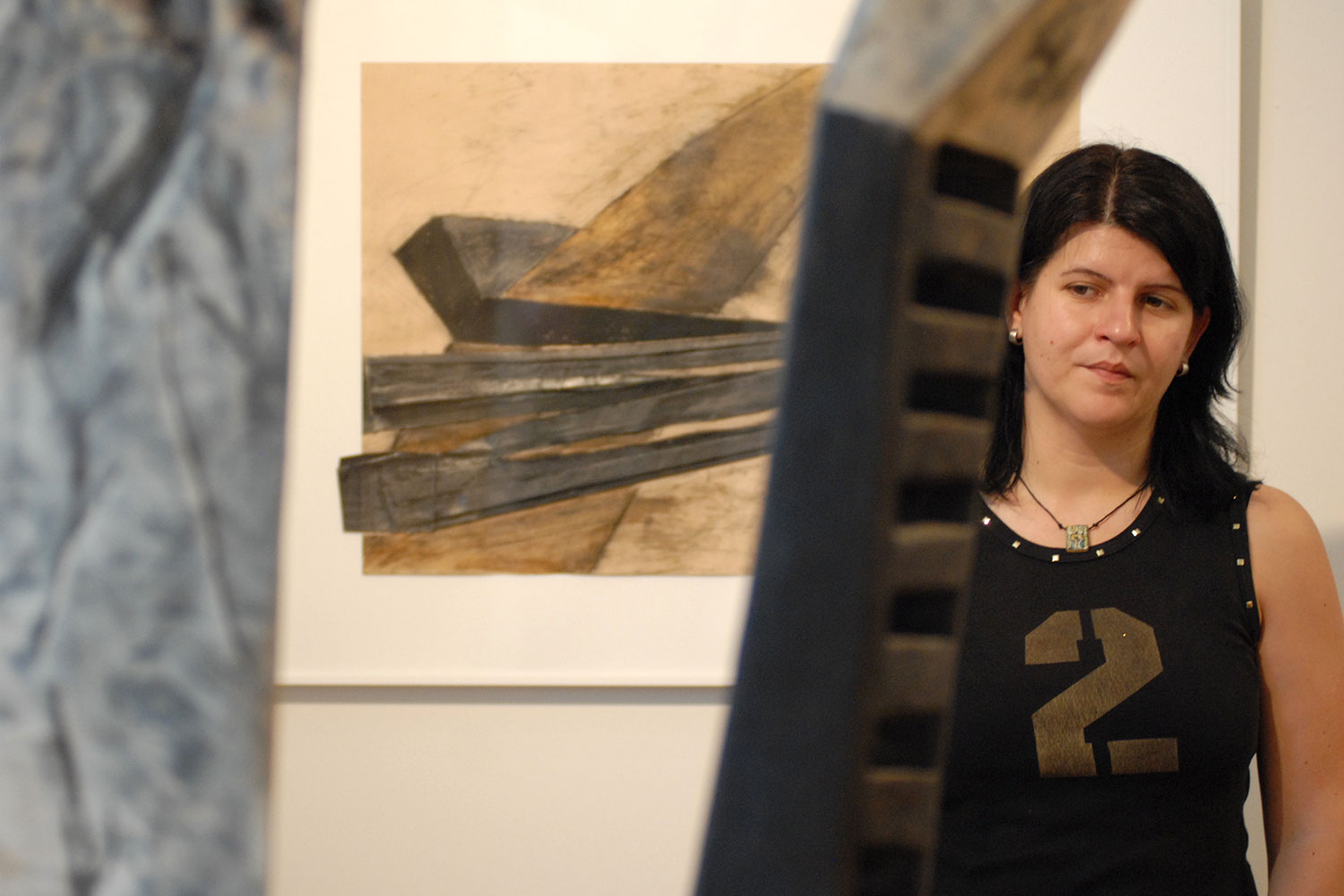 Besucher . Ausstellung "corpus" . Beate Debus . Städtische galerie ada Meiningen . 2007