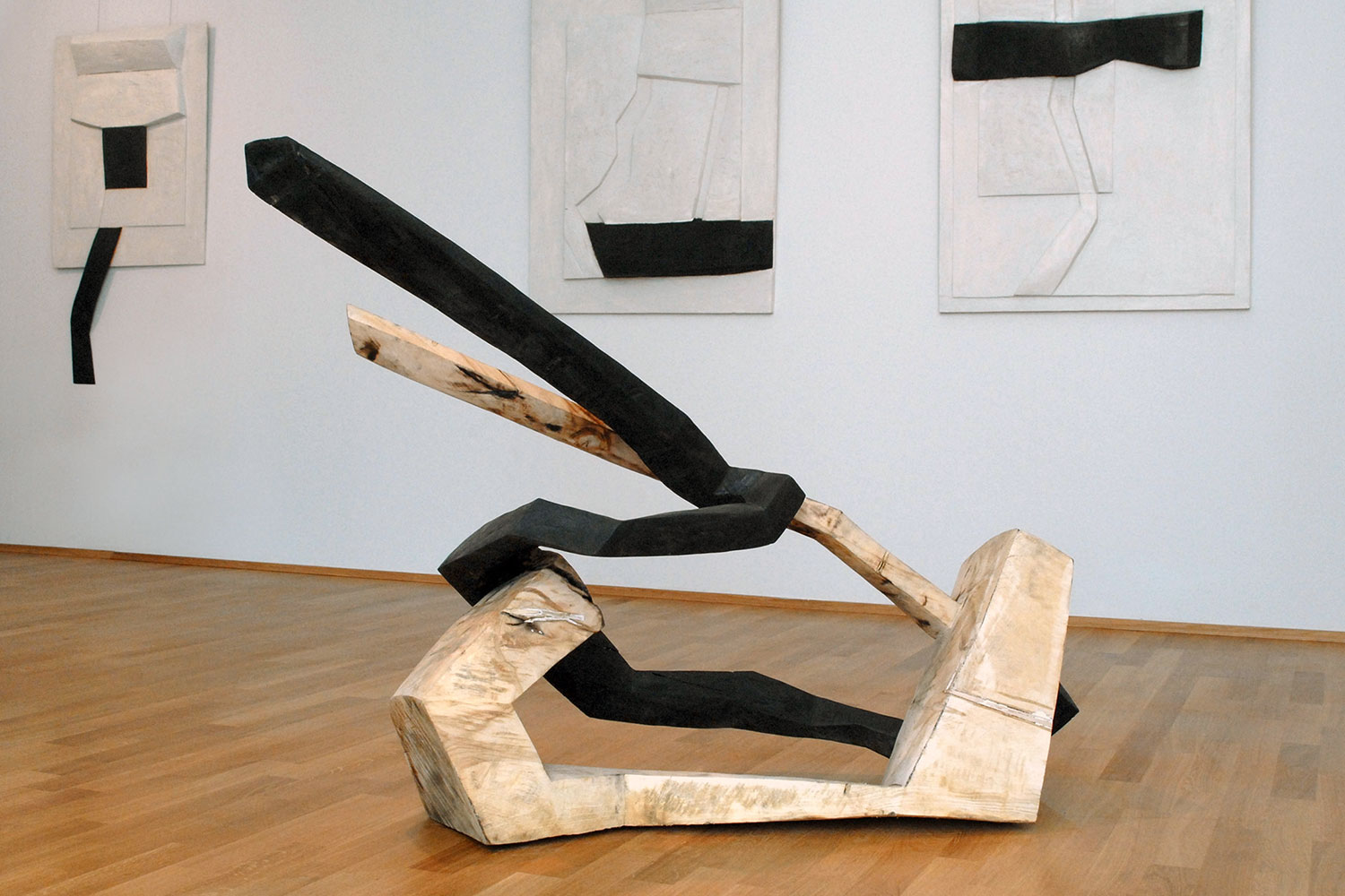Sturzdynamik . Ausstellung "corpus" . Beate Debus . Städtische galerie ada Meiningen . 2007