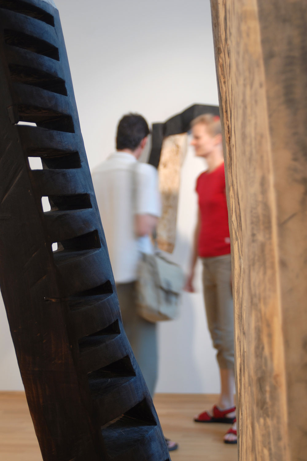 Besucher . Ausstellung "corpus" . Beate Debus . Städtische galerie ada Meiningen . 2007
