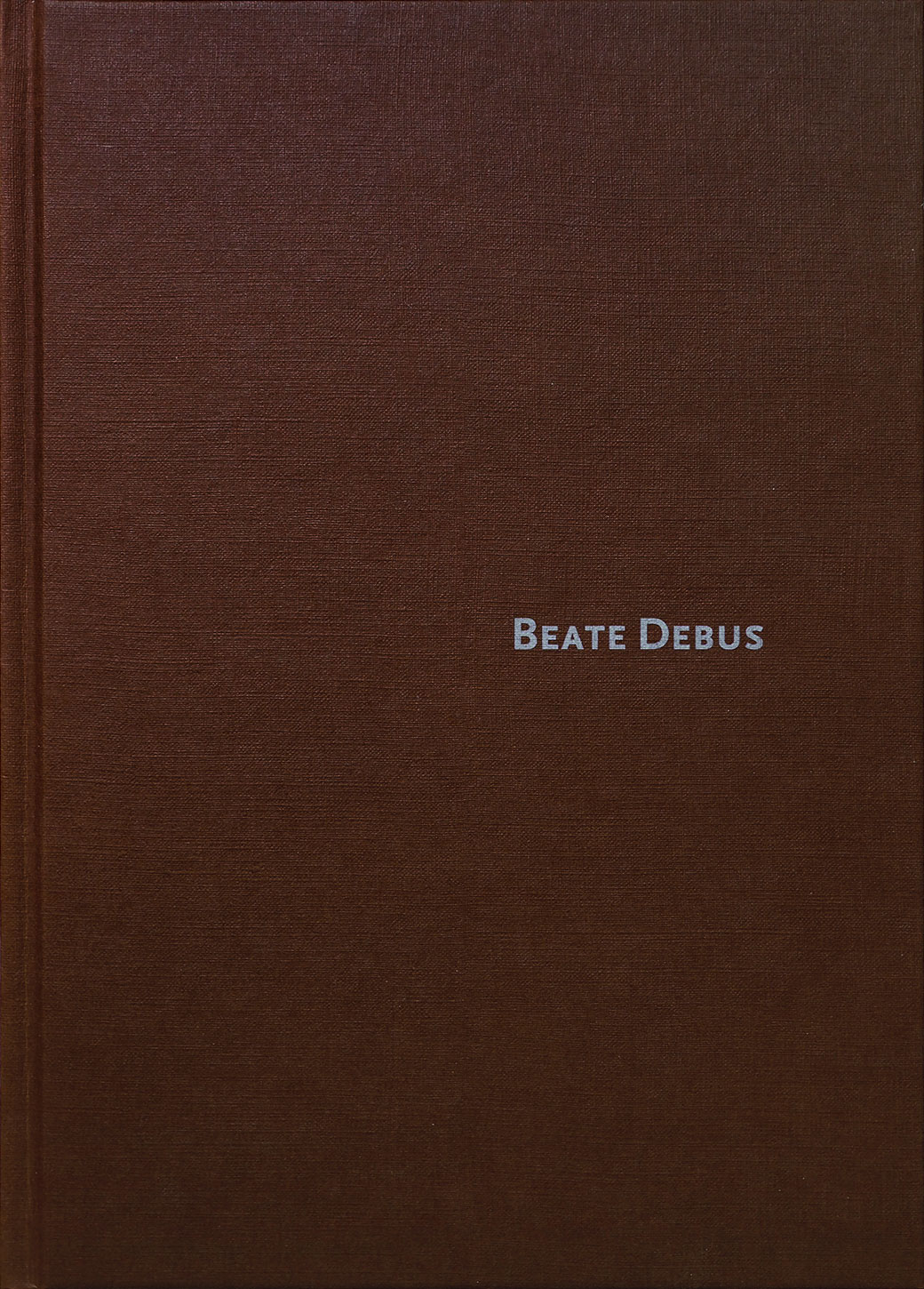 Katalog "Beate Debus" . Skulptur Relief Zeichnung Grafik . 2008 (Gestaltung: Hajo Schüler)