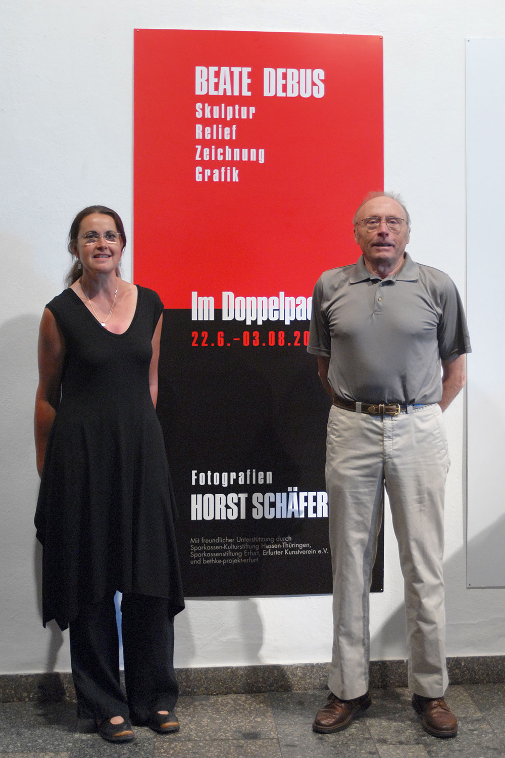 Ausstellung "Im Doppelpack" . Beate Debus und Horst Schäfer . Kunsthalle Erfurt 2008