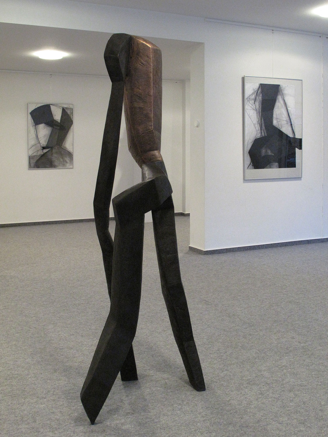 Ausstellung "Kopf und Leib bewegt" . Beate Debus . Galerie Stadthalle Gersfeld 2010