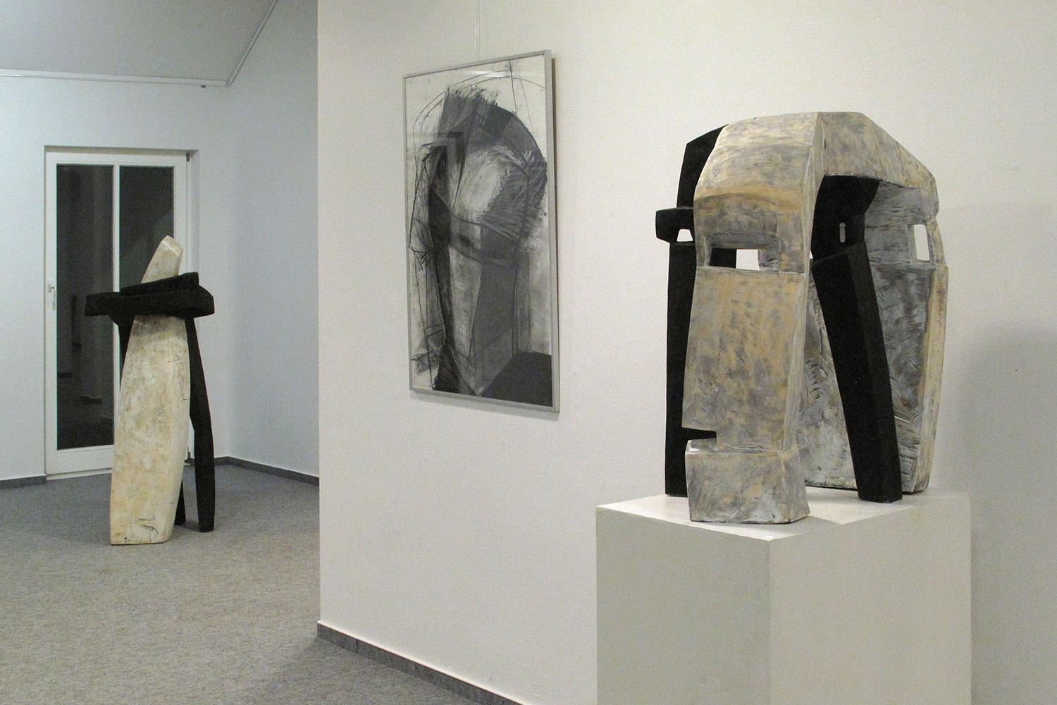 Ausstellung "Kopf und Leib bewegt" . Beate Debus . Galerie Stadthalle Gersfeld 2010