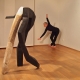 Beate Debus . Tanzperformance Fine Kwiatkowski . Galerie ada Meiningen 2016