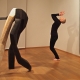 Beate Debus . Tanzperformance Fine Kwiatkowski . Galerie ada Meiningen 2016