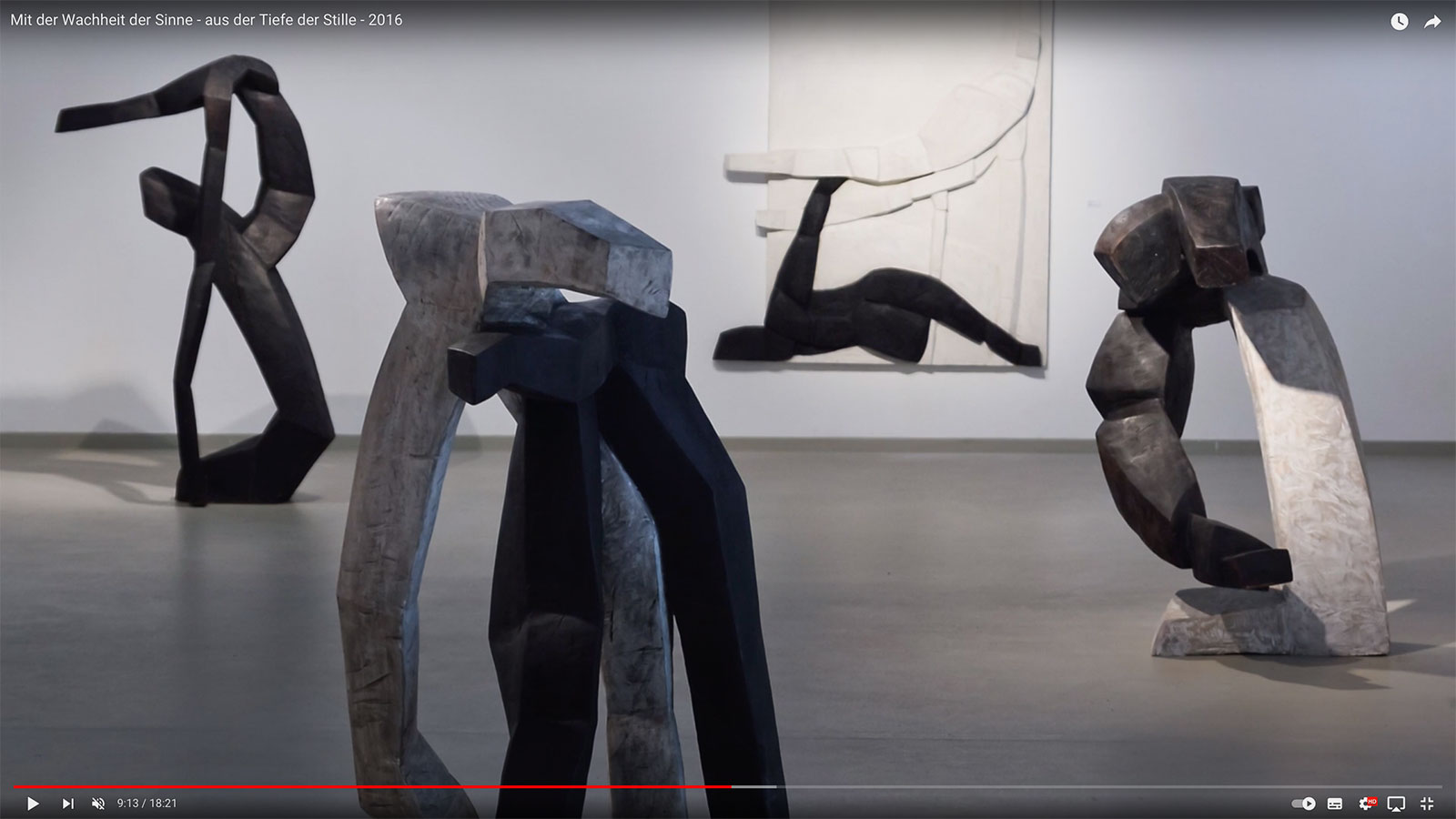YouTube-Video: Mit der Wachheit der Sinne - aus der Tiefe der Stille (Ausstellung Kunststation Kleinsassen, 2016)