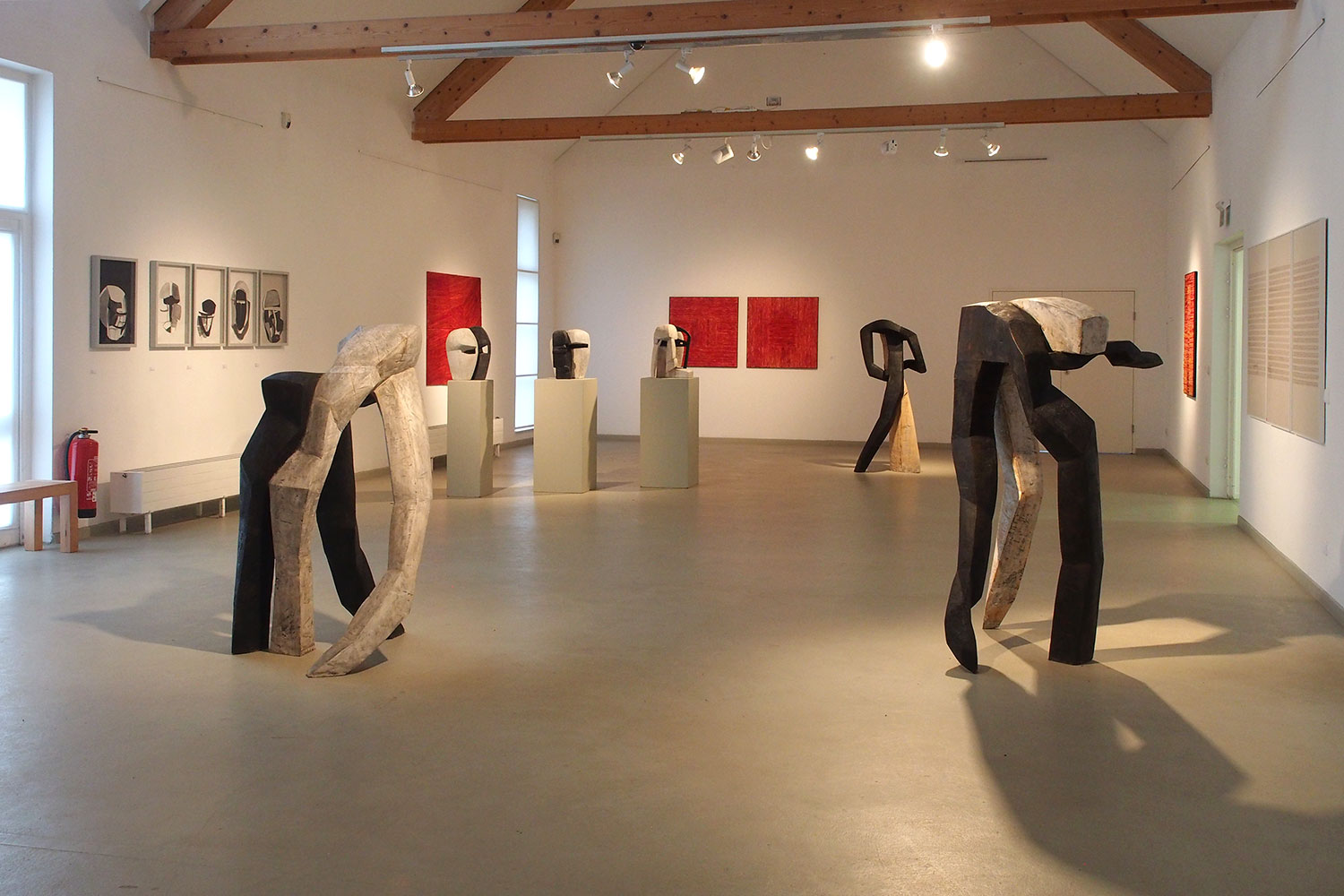 Gemeinschaftsausstellung "Mit der Wachheit der Sinne aus der Tiefe der Stille" . Kunststation Kleinsassen 2016