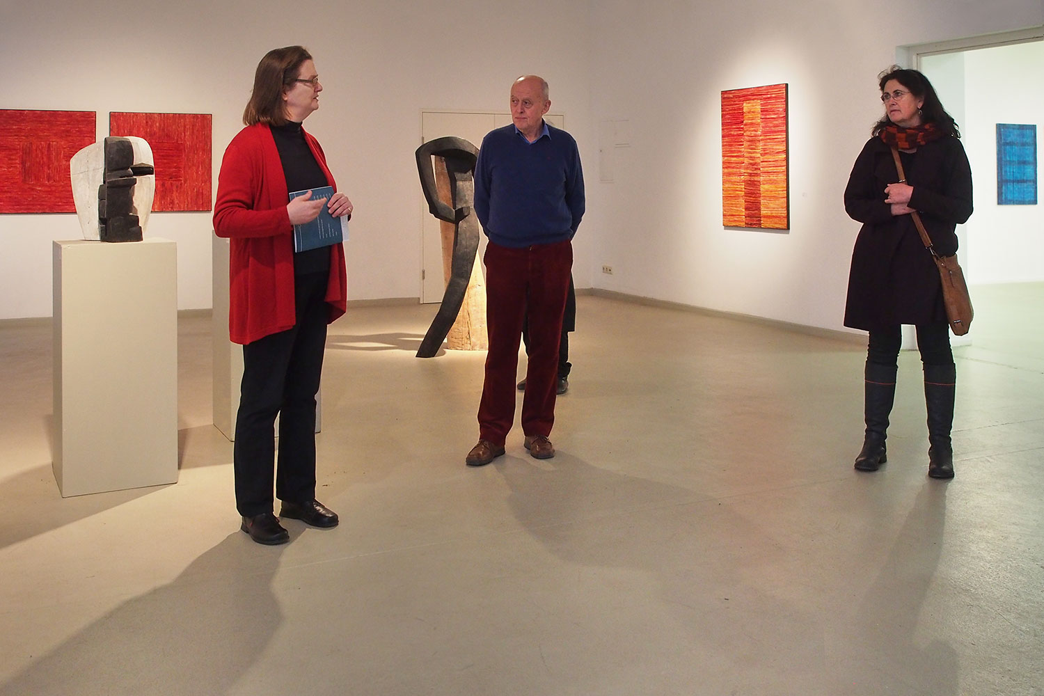 Gemeinschaftsausstellung "Mit der Wachheit der Sinne aus der Tiefe der Stille" . Kunststation Kleinsassen 2016