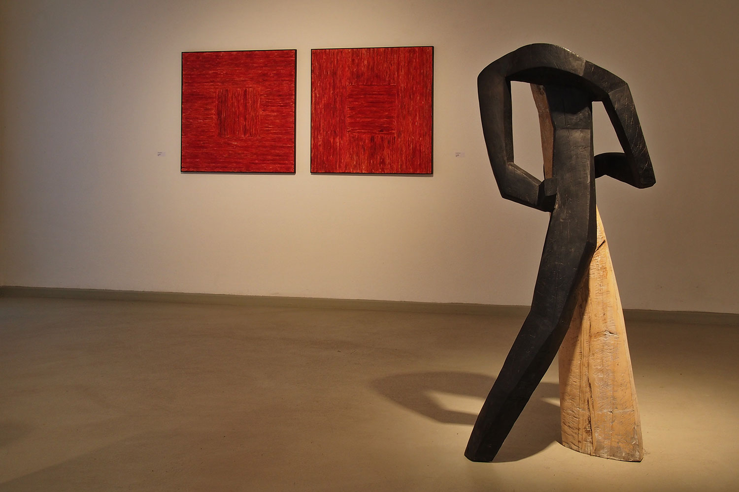 Gemeinschaftsausstellung "Mit der Wachheit der Sinne aus der Tiefe der Stille" . Kunststation Kleinsassen 2016