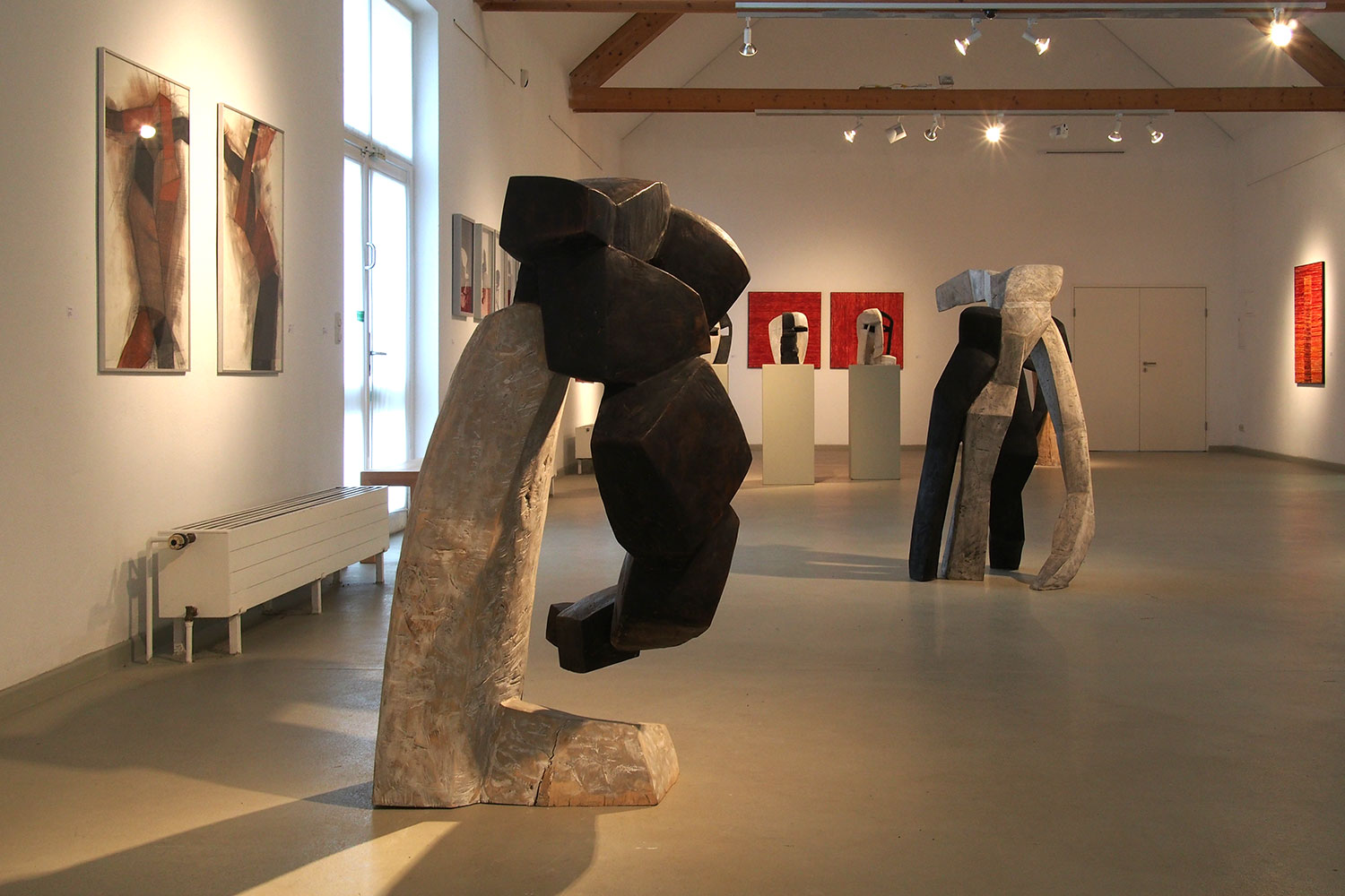 Gemeinschaftsausstellung "Mit der Wachheit der Sinne aus der Tiefe der Stille" . Kunststation Kleinsassen 2016