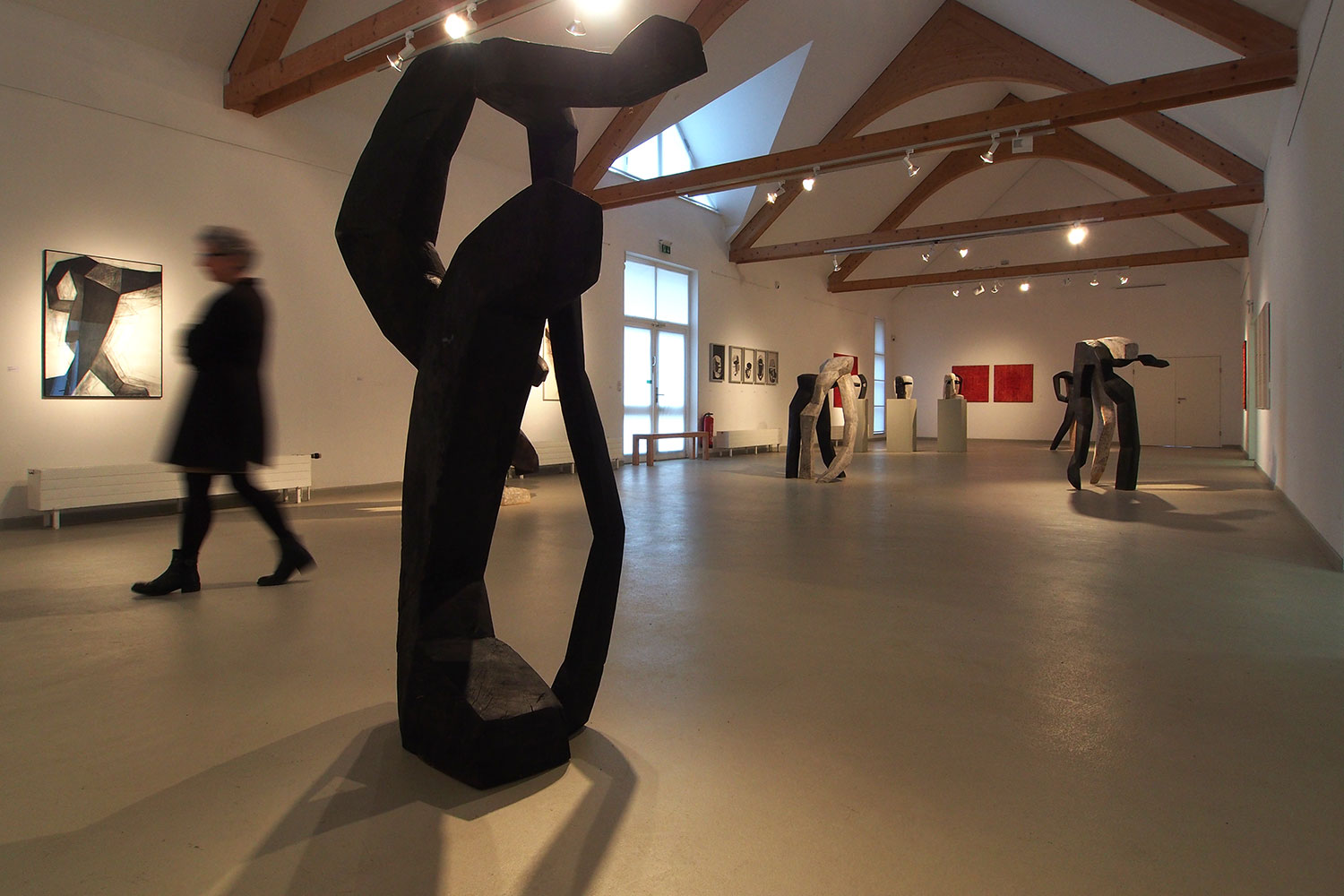 Gemeinschaftsausstellung "Mit der Wachheit der Sinne aus der Tiefe der Stille" . Kunststation Kleinsassen 2016