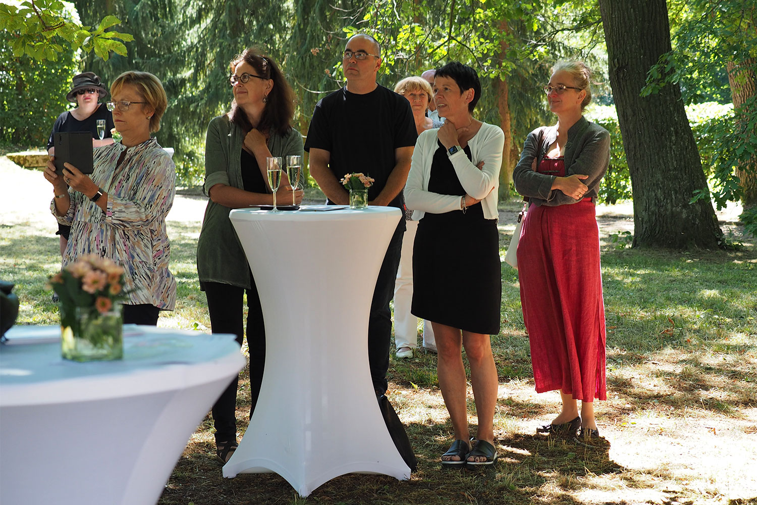 Ausstellung "Neue.Skulptur.Weimar.2018" . Beate Debus und Thomas Röthel . Landgut Holzdorf 2018