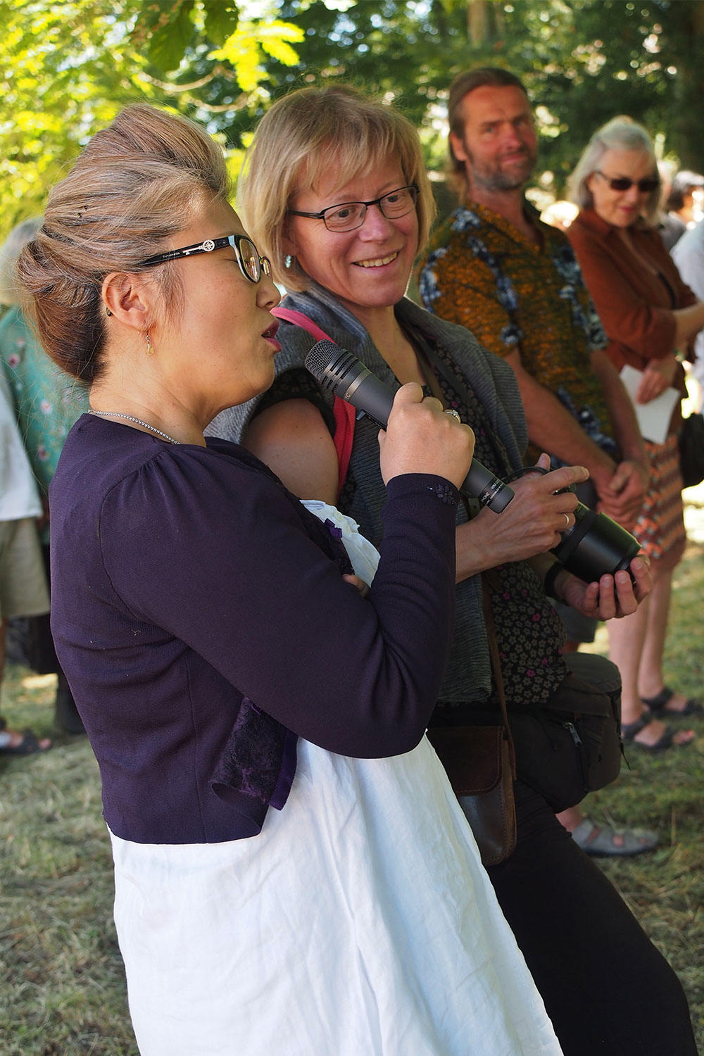Ausstellung "Neue.Skulptur.Weimar.2018" . Bronzeskulpturen . Beate Debus . Landgut Holzdorf 2018
