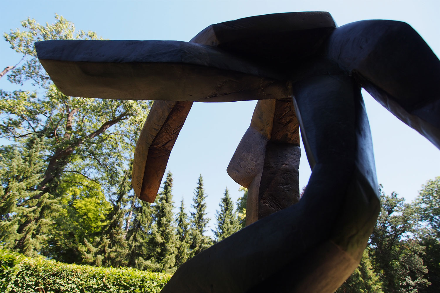 Ausstellung "Neue.Skulptur.Weimar.2018" . Bronzeskulpturen . Beate Debus . Landgut Holzdorf 2018