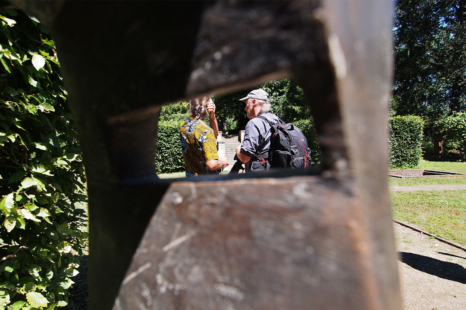 Ausstellung "Neue.Skulptur.Weimar.2018" . Bronzeskulpturen . Beate Debus . Landgut Holzdorf 2018
