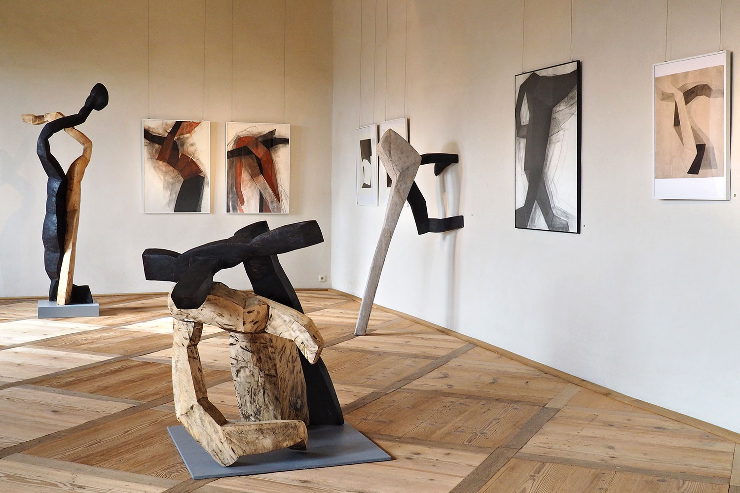 Ausstellung "Da-Seins-Formen" . Skulpturen & Arbeiten auf Papier . Beate Debus . Schloss Wilhelmsburg Schmalkalden . 2019/20