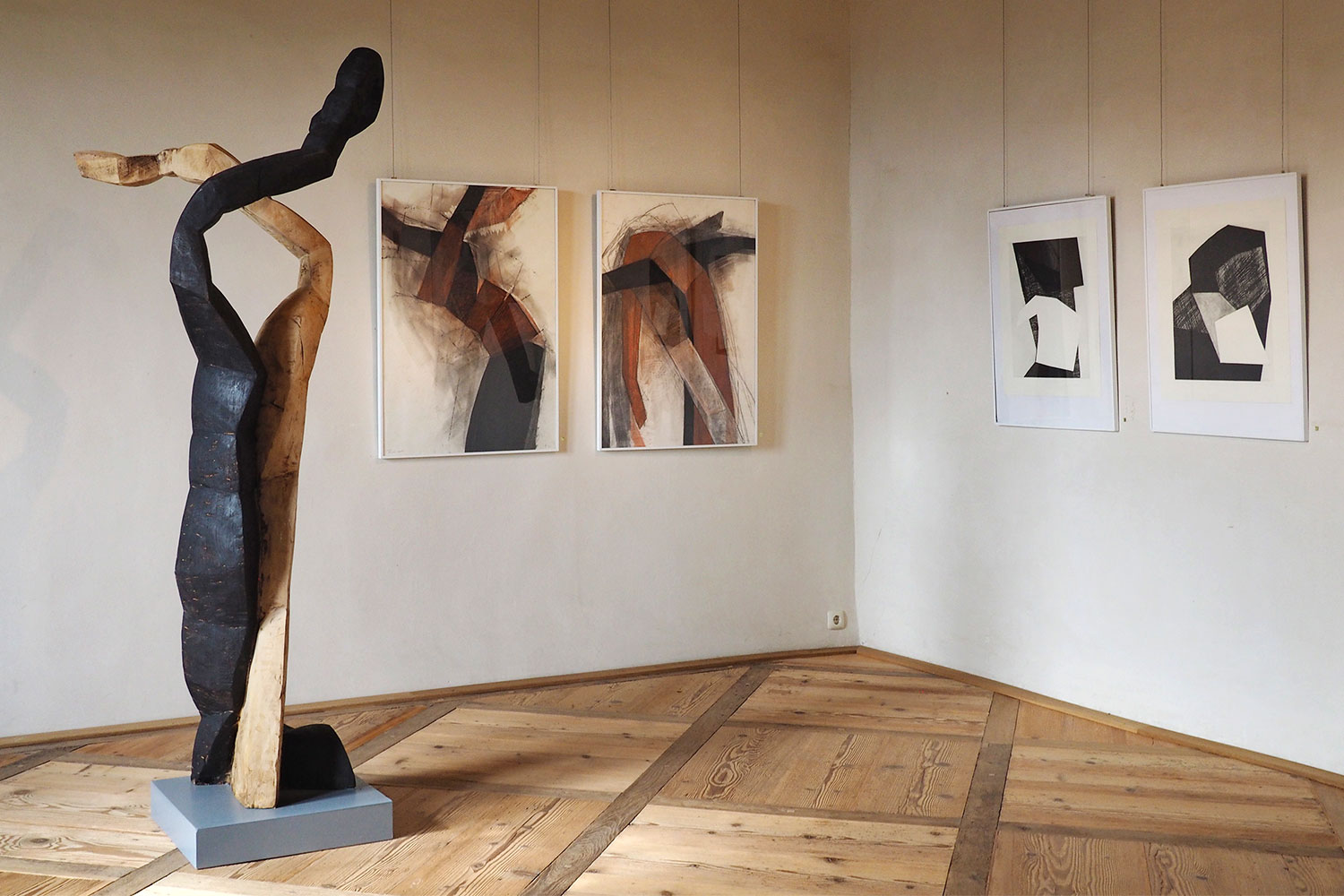 Ausstellung "Da-Seins-Formen" . Skulpturen & Arbeiten auf Papier . Beate Debus . Schloss Wilhelmsburg Schmalkalden . 2019/20