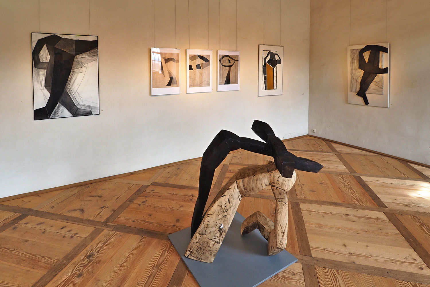 Ausstellung "Da-Seins-Formen" . Skulpturen & Arbeiten auf Papier . Beate Debus . Schloss Wilhelmsburg Schmalkalden . 2019/20