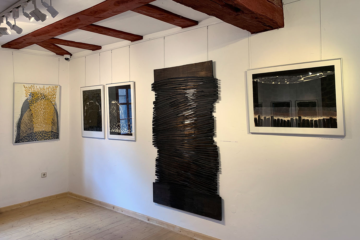Ausstellung "Rhythmen der Form" . Beate Debus - Landschaftsstrukturen . Galerie im Bürgerhaus Zella-Mehlis 2020