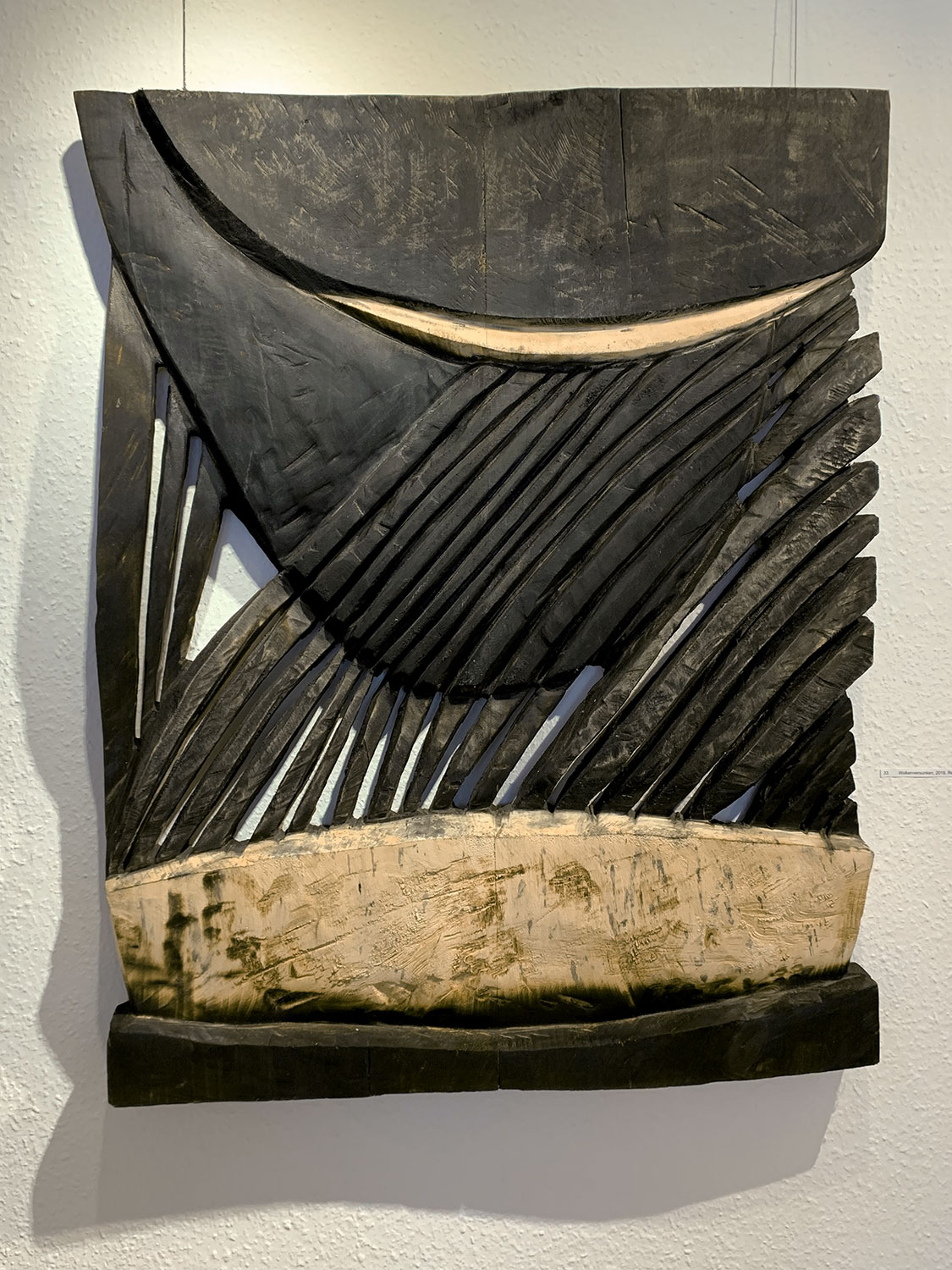 Ausstellung "Rhythmen der Form" . Beate Debus - Landschaftsstrukturen . Galerie im Bürgerhaus Zella-Mehlis 2020