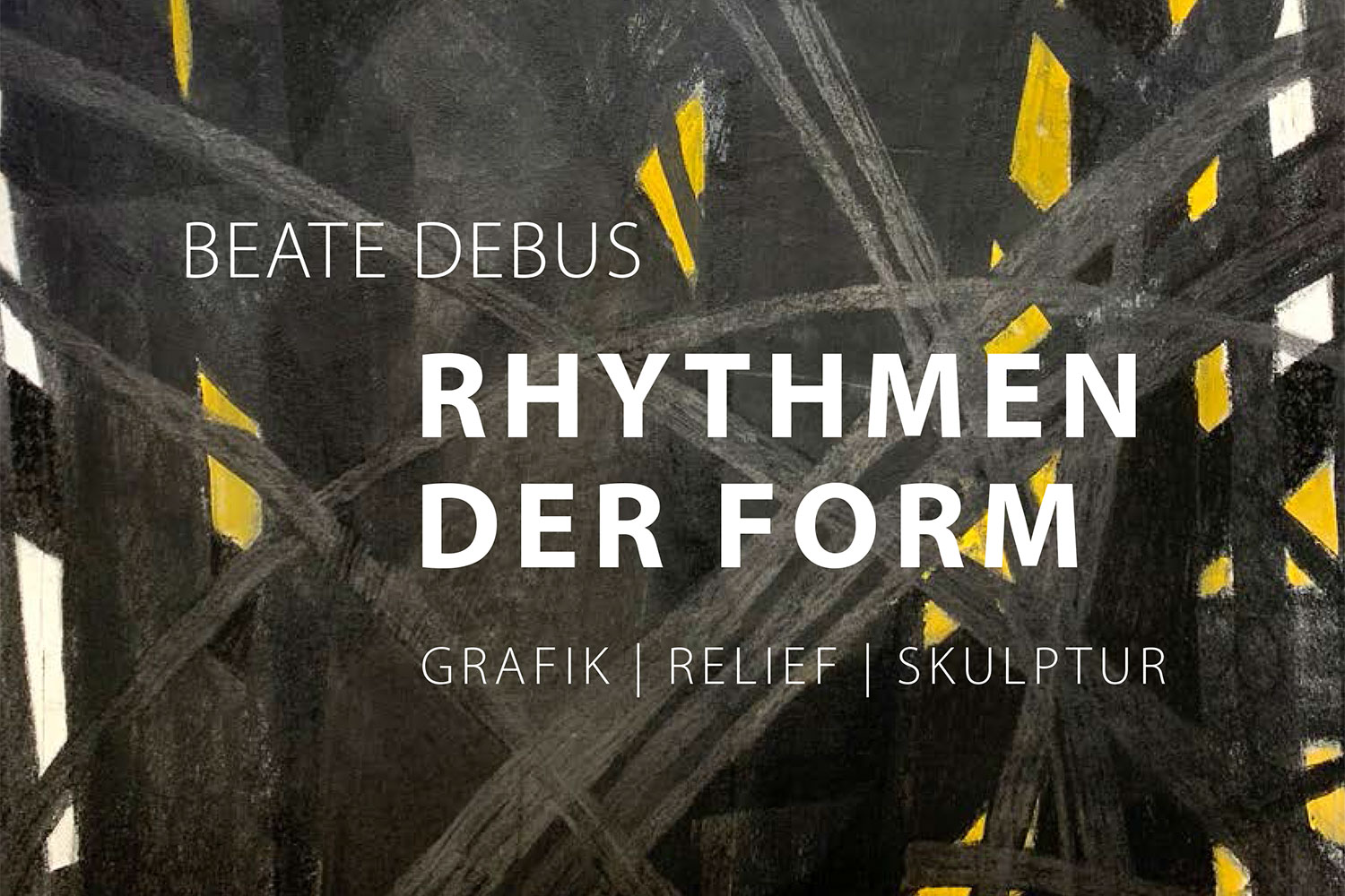 Katalog "Rhythmen der Form" . Beate Debus . Grafik Relief Skulptur . mit Lyrik von Holger Uske . 2020 (Gestaltung: Manuela Hahnebach)