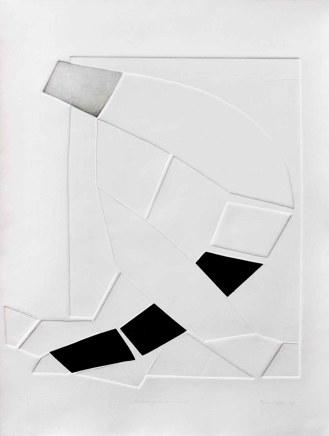 Apokalyptischer Tanz . Aquatinta Prägung . Beate Debus . 2008