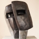 Doppelmaske . Bronzeskulptur . Beate Debus . 2013