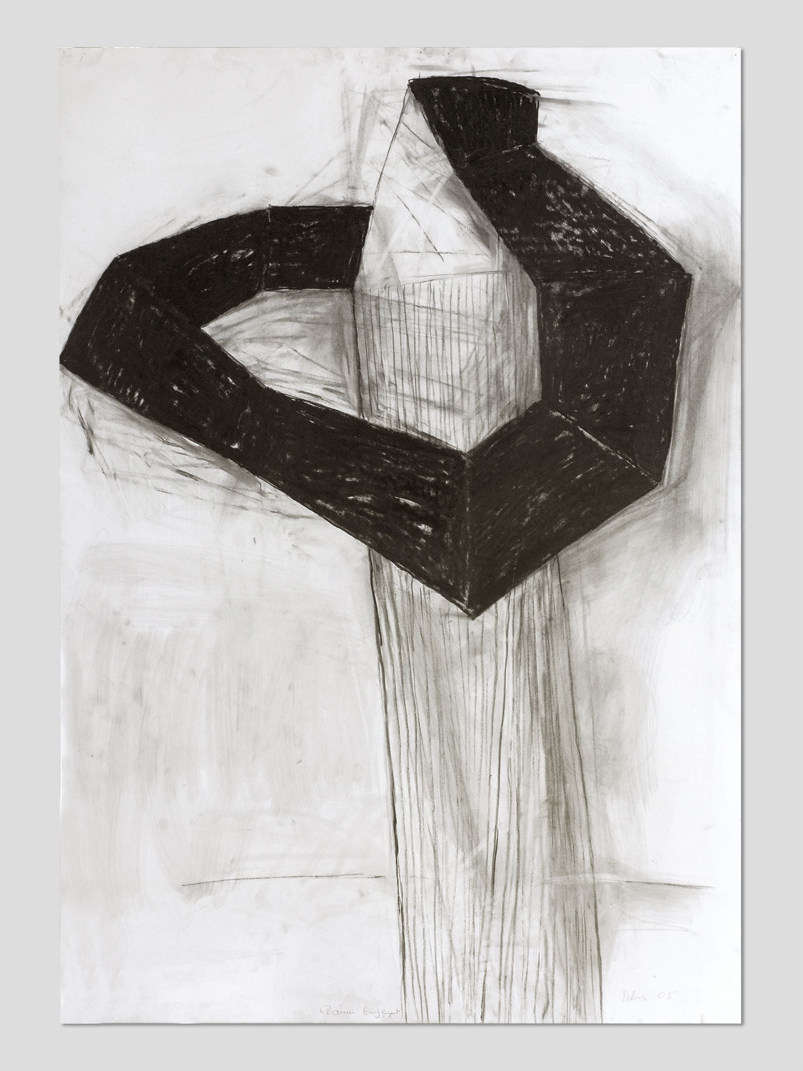 Fängt den Raum 1 . Zeichnung . Beate Debus