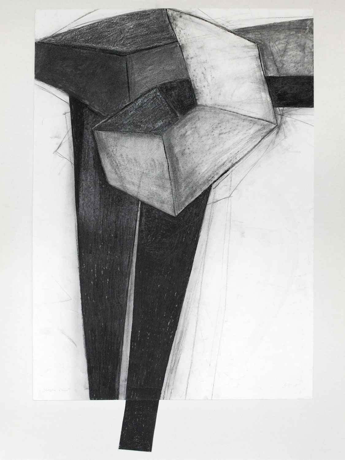 Geborgener Raum . Zeichnung . Beate Debus