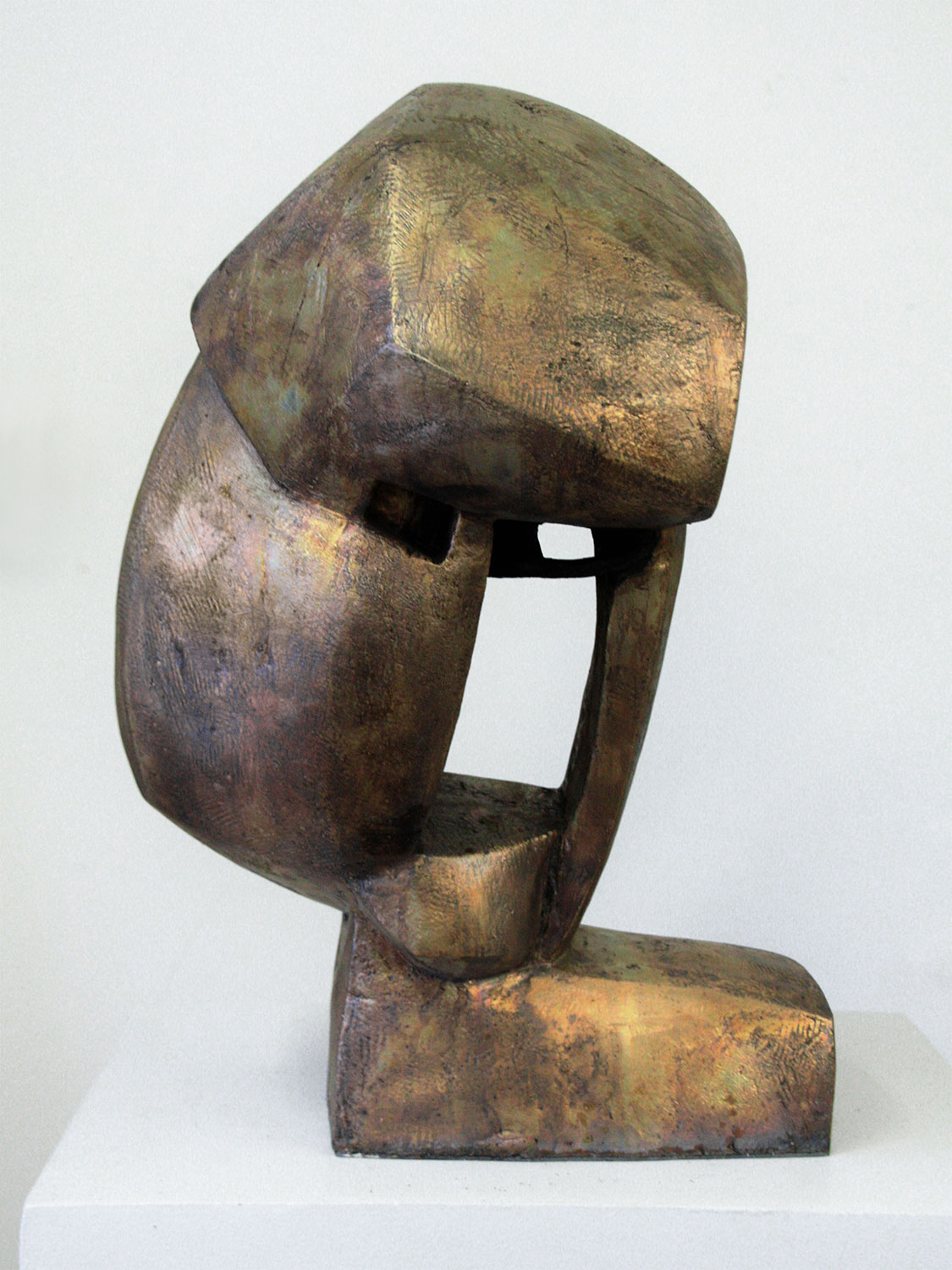 Kopfraum . Bronzeskulptur . Beate Debus . 2015