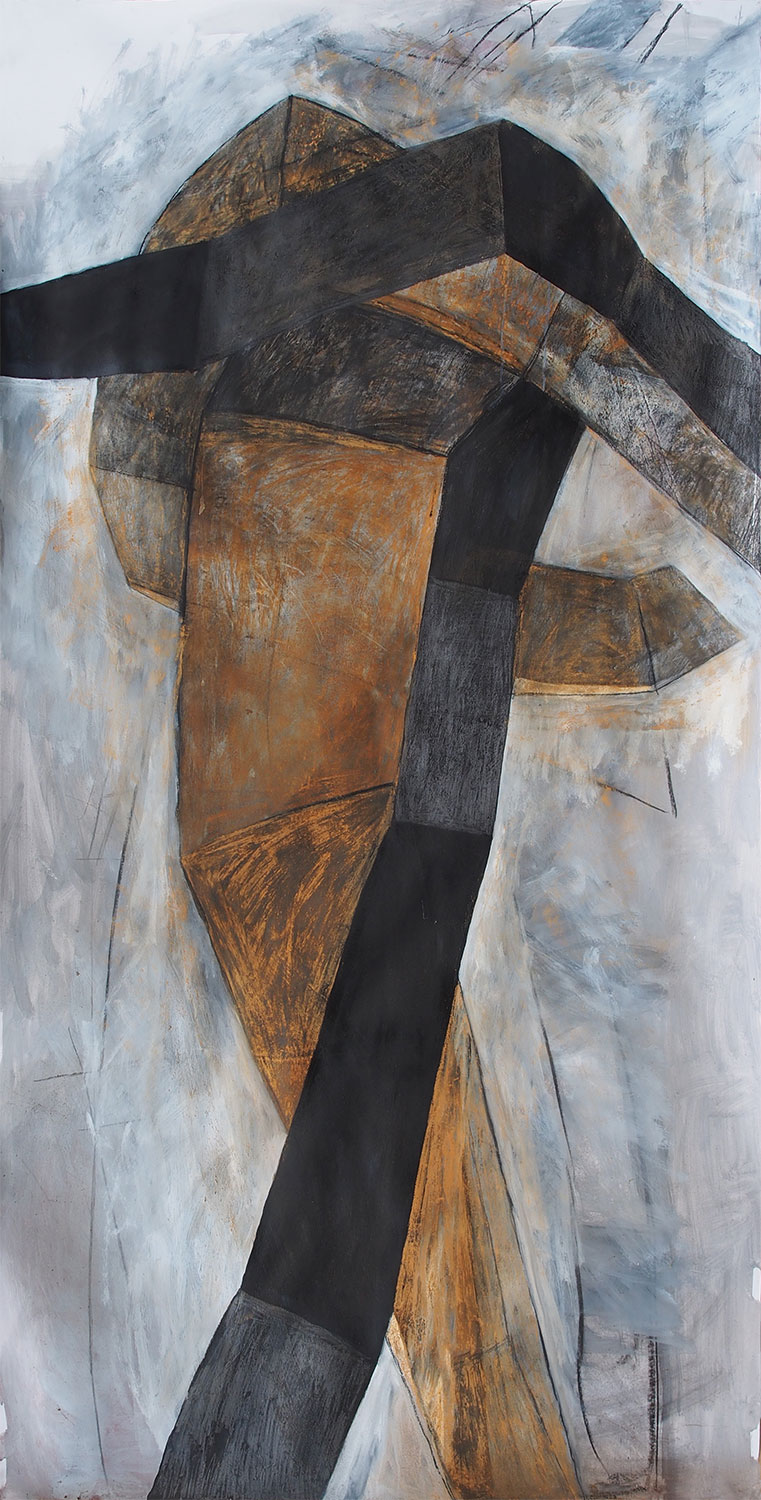 Kreuzdurchdrungen . Mischtechnik . Beate Debus . 2016