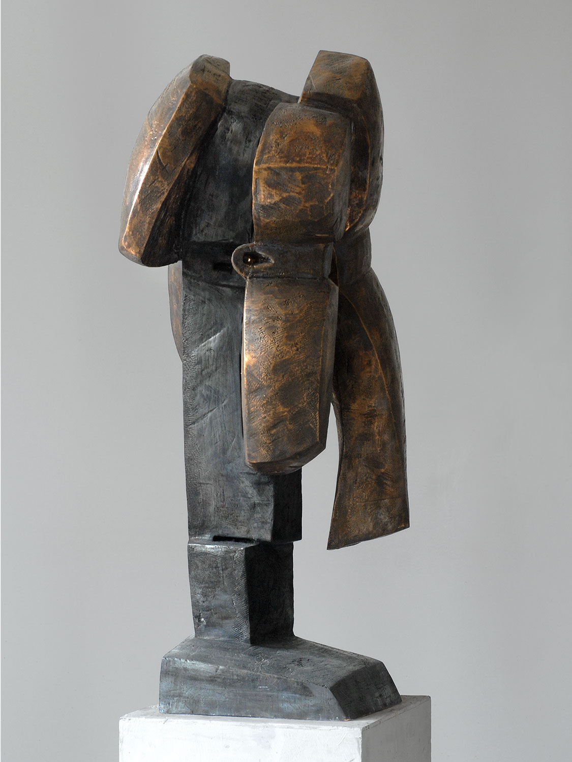 Säulenkopf . Bronzeskulptur . Beate Debus . 2010