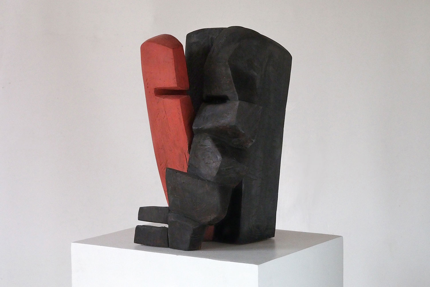 Wechselmaske . Holzskulptur . Beate Debus . 2014