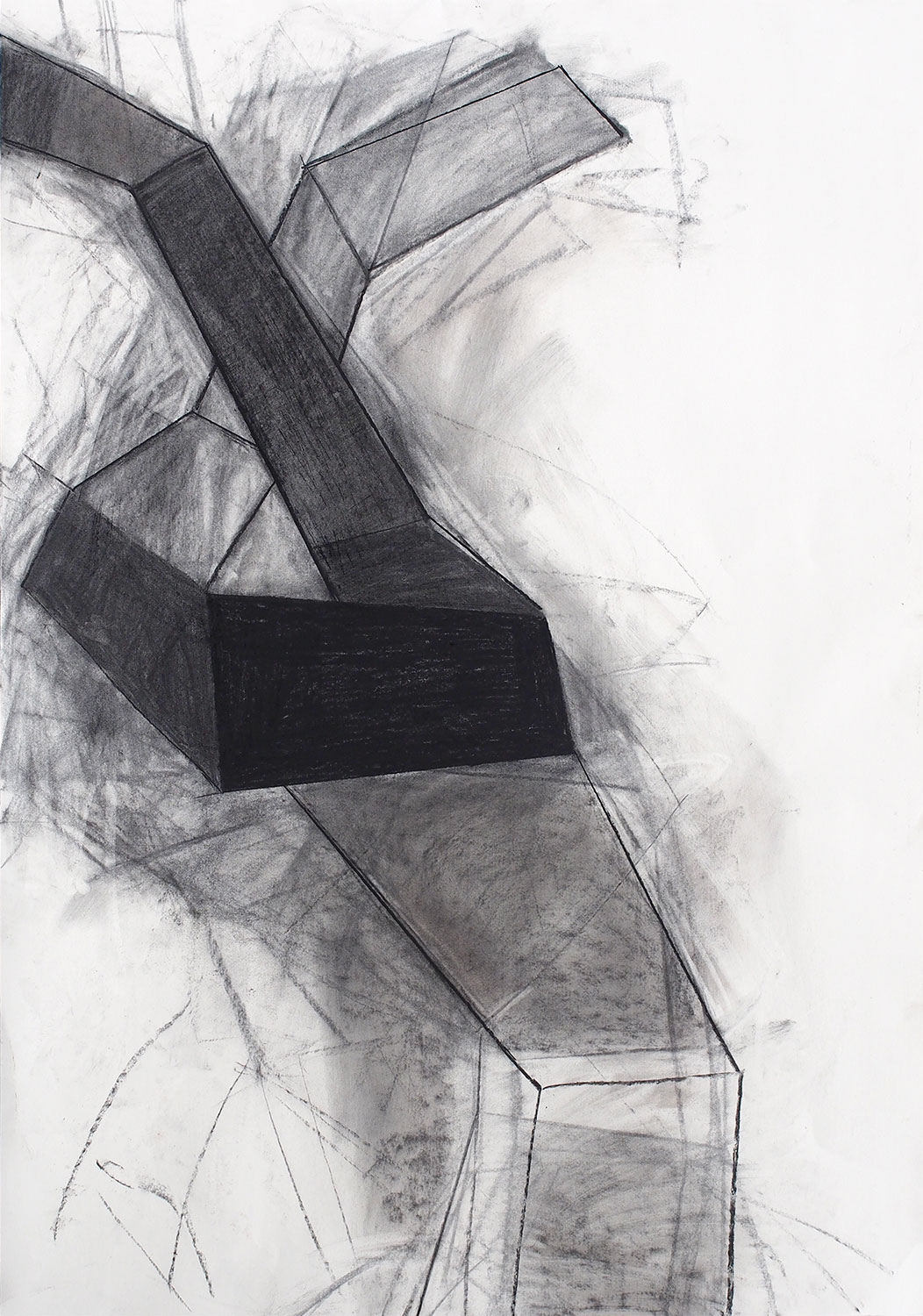 Kreide Kohle Grafit . Beate Debus . 2016